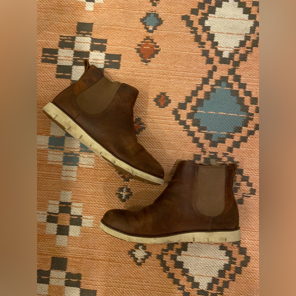 Brown Leather Timberland Boots